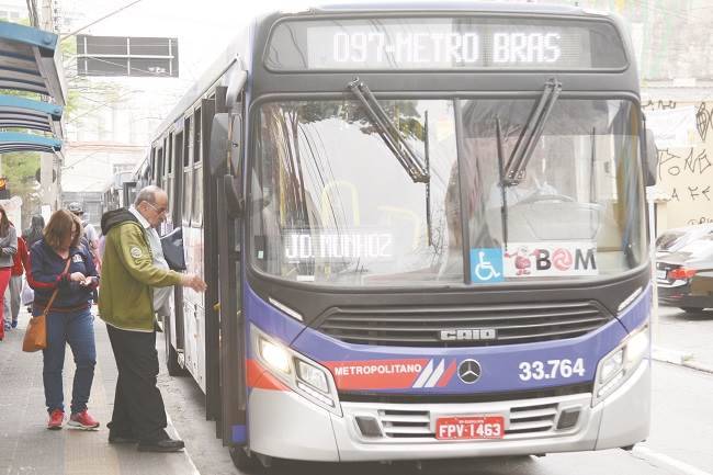 Brás para Pinheiros de transporte público