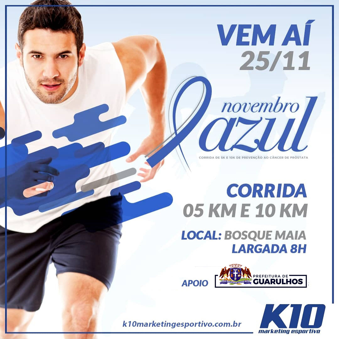 1ª Corrida Novembro Azul encerra inscrições nesta sexta-feira | Guarulhos  Hoje